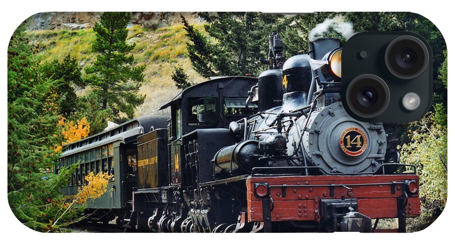 Steam Train Photographs iPhone Case featuring the photograph Shay on the Georgetown Loop by Ken Smith