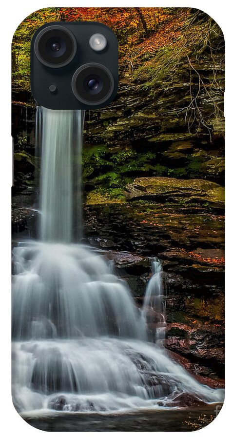 Waterfall iPhone Case featuring the photograph Sheldon Reynolds Falls by Nick Zelinsky Jr