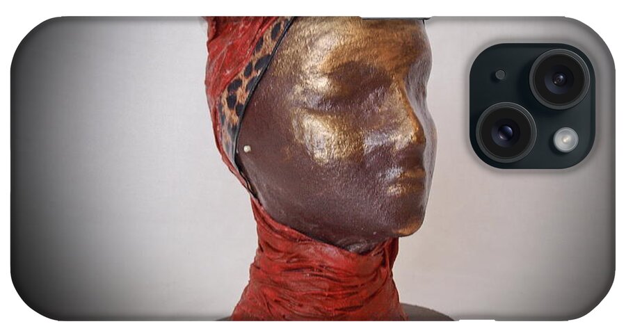 Fabric iPhone Case featuring the photograph She's Way Ahead by Vivian Martin