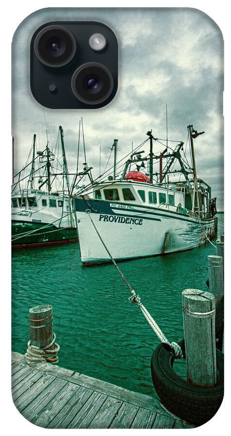 Shinnecock iPhone Case featuring the photograph Shinnecock Fishing Vessels by Robert Seifert