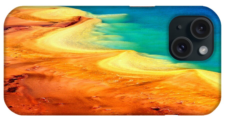 Grand Prismatic iPhone Case featuring the photograph Shores Of Algae by Adam Jewell