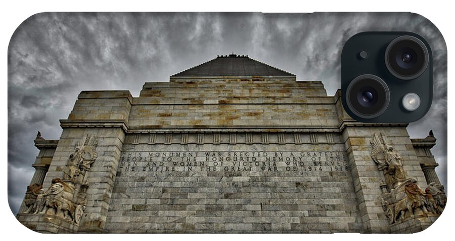 Shrine iPhone Case featuring the photograph Shrine of Remembrance by Ross Henton