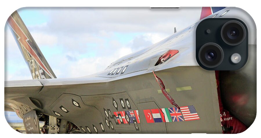 F-35 iPhone Case featuring the photograph Side of the F-35 by Shoal Hollingsworth