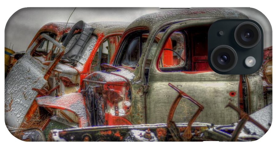 Salvage Yard iPhone Case featuring the photograph Sideways by Craig Incardone