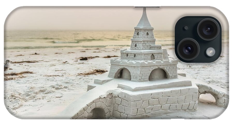 Children's Art iPhone Case featuring the photograph Siesta Key Sandcastle 2 by Liesl Walsh