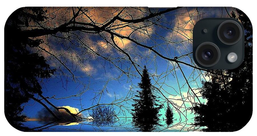 Sky iPhone Case featuring the photograph Silent Night by Elfriede Fulda