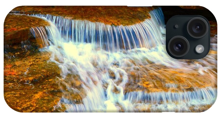 Gentle Waterfall iPhone Case featuring the photograph Silky Waters by Stacie Siemsen
