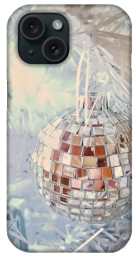 Christmas iPhone Case featuring the photograph Silver and White Christmas by Mary Capriole