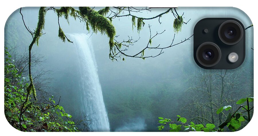 Silver iPhone Case featuring the photograph Silver Creek Falls by Nick Boren