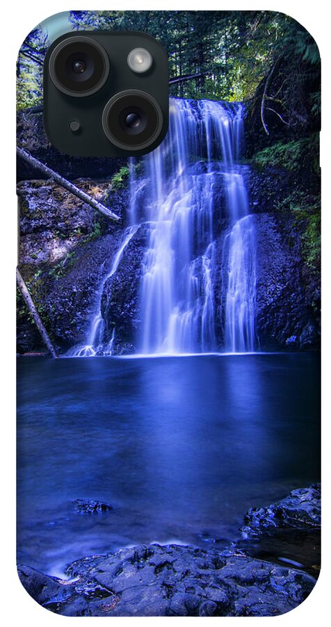 Falls iPhone Case featuring the photograph Silver Falls - Upper North Falls by Pelo Blanco Photo