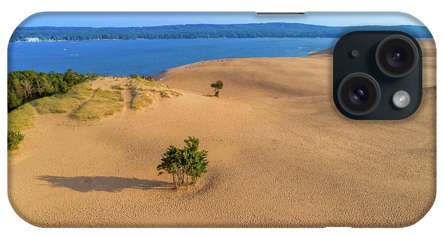 Pure Michigan iPhone Case featuring the photograph Silver Lake Dunes by Sebastian Musial