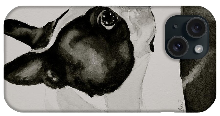 Pet iPhone Case featuring the painting Simply by Susan Herber