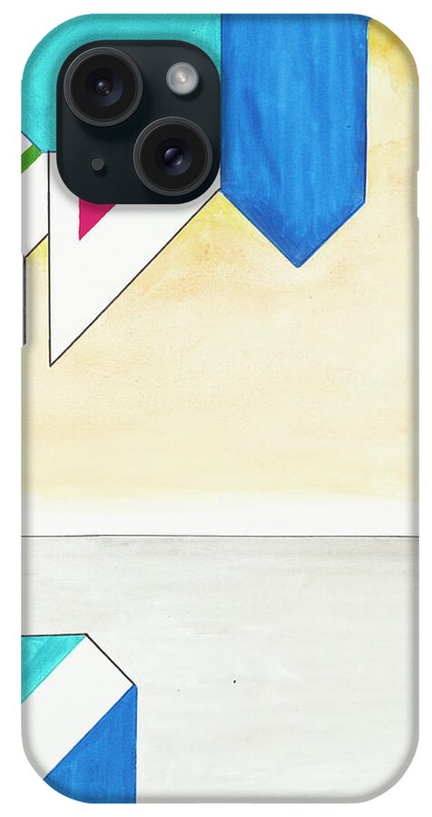 Abstract iPhone Case featuring the painting Sinfonia dell eternita - Part 4 by Willy Wiedmann