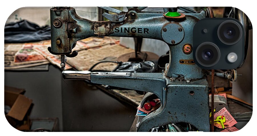 Machine iPhone Case featuring the photograph Singer 29K71 by Christopher Holmes