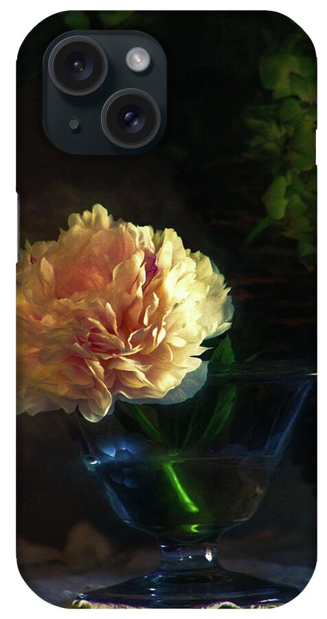Flower iPhone Case featuring the photograph Single Peony by John Rivera