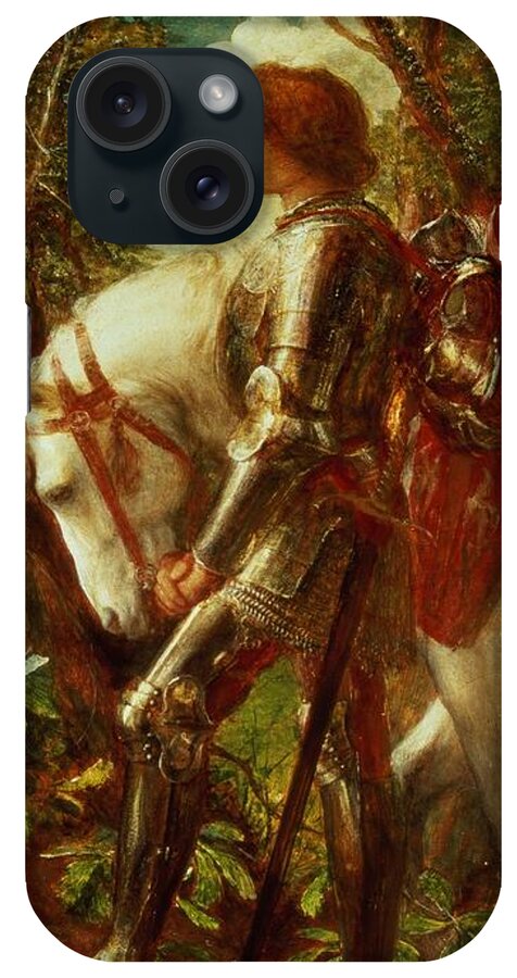 Arthur iPhone Case featuring the painting Sir Galahad by George Frederic Watts