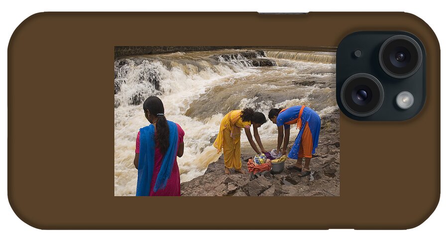 Collective iPhone Case featuring the photograph SKC 2621 A Collective Task by Sunil Kapadia