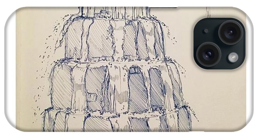 Draw iPhone Case featuring the photograph Sketch Book Doodles In A Park 😊 by Rachel Korsen