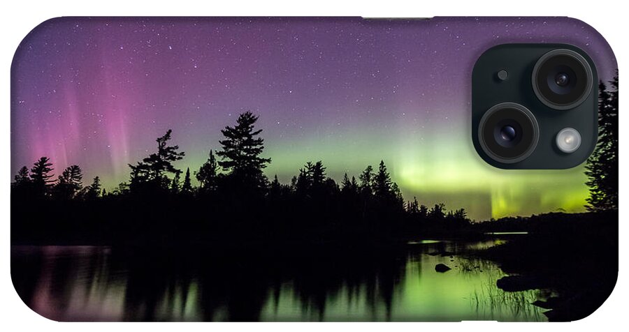 Boundary Waters iPhone Case featuring the photograph Sky Aglow by Paul Schultz