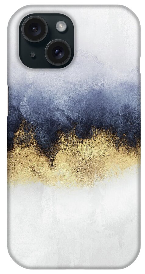 Abstract iPhone Case featuring the painting Sky by Elisabeth Fredriksson