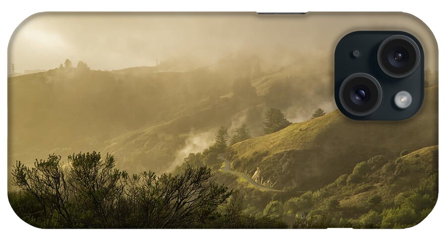 Fog iPhone Case featuring the photograph Skyline Fog by Weir Here And There
