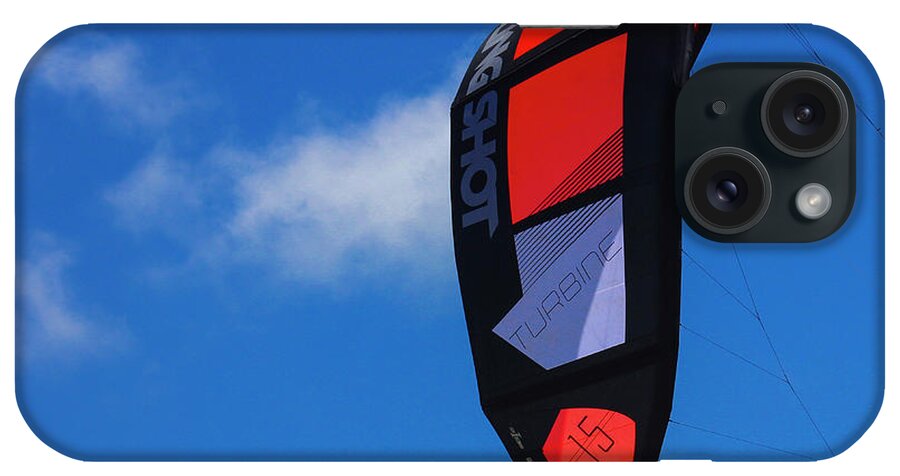 Photo For Sale iPhone Case featuring the photograph Skyway Kite 3 by Robert Wilder Jr