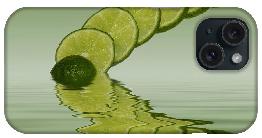 Fresh Fruit iPhone Case featuring the photograph Slices Lime Citrus Fruit by David French