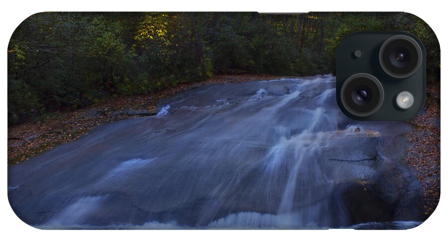North Carolinda iPhone Case featuring the photograph Sliding Rock Falls by Ellen Heaverlo