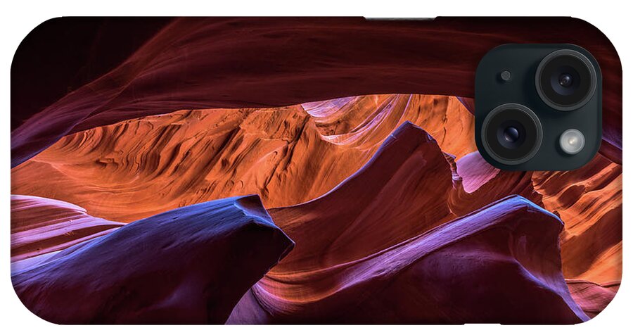 Slot Canyon iPhone Case featuring the photograph Lower Antelope by Chuck Jason