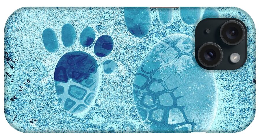  iPhone Case featuring the photograph Small feet and Big feet 16 by Jean Francois Gil