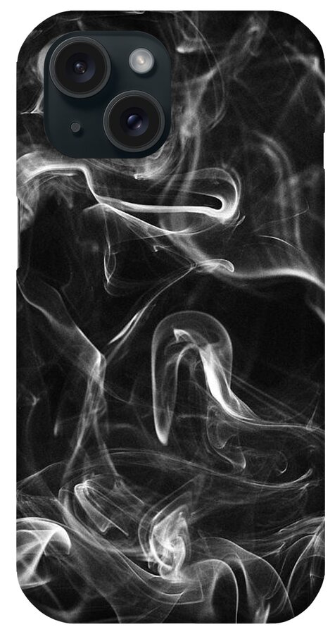 Smoke iPhone Case featuring the photograph Smoke Abstraction by Lawrence Knutsson