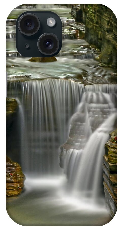 Waterfall iPhone Case featuring the photograph Smooth by Evelina Kremsdorf