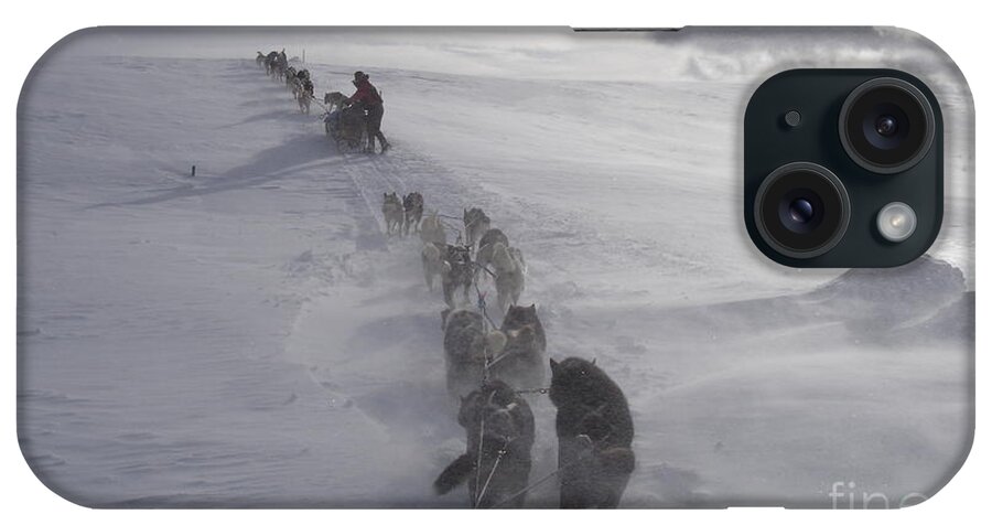 Landscape iPhone Case featuring the photograph Snow and Clouds by Sarah Bevard