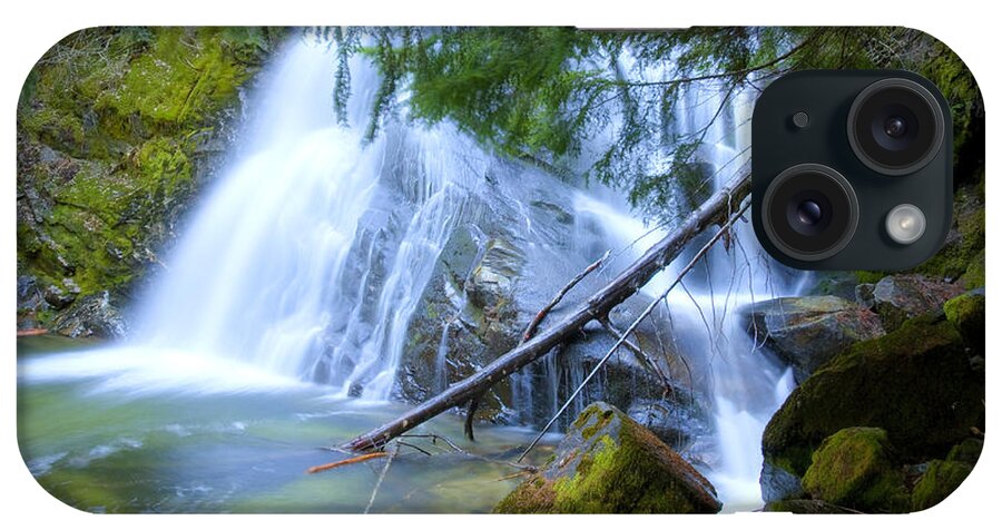 snow Creek iPhone Case featuring the photograph Snow Creek Falls by Idaho Scenic Images Linda Lantzy