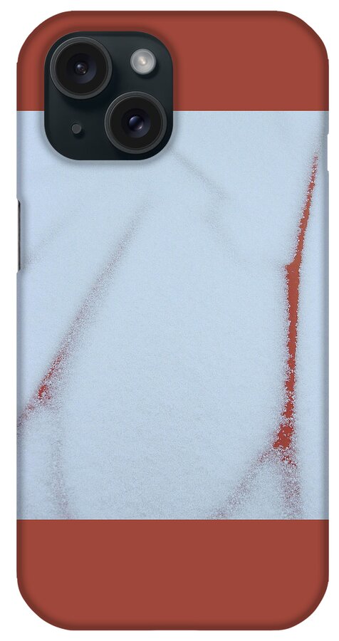 Snow iPhone Case featuring the photograph Snow Veins by Annekathrin Hansen