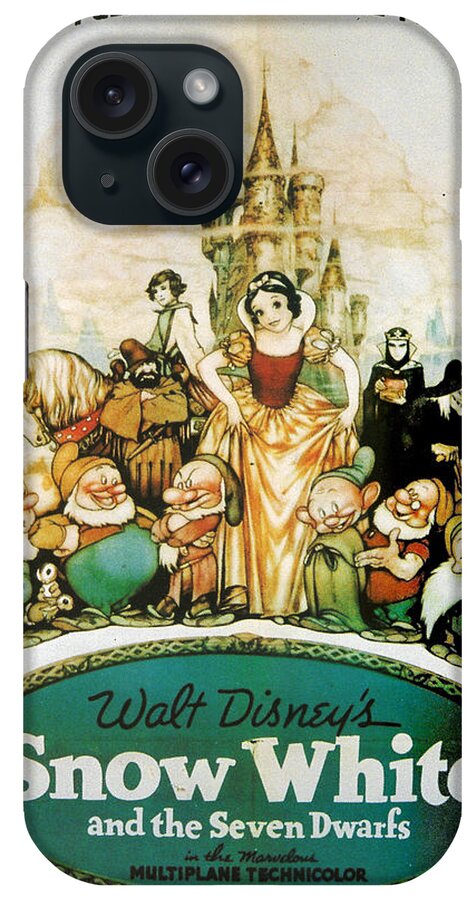 Snow White And The Seven Dwarfs iPhone Case featuring the photograph Snow White and the Seven Dwarfs by Georgia Clare