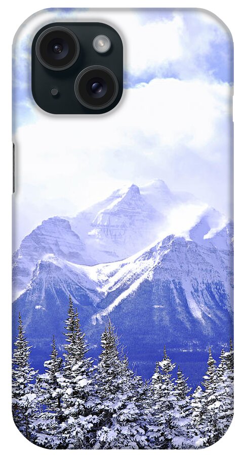 Mountain iPhone Case featuring the photograph Snowy mountain by Elena Elisseeva