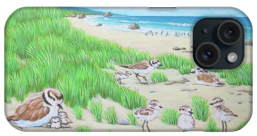  Snowy Plover iPhone Case featuring the painting Snowy Plover by Elisabeth Sullivan