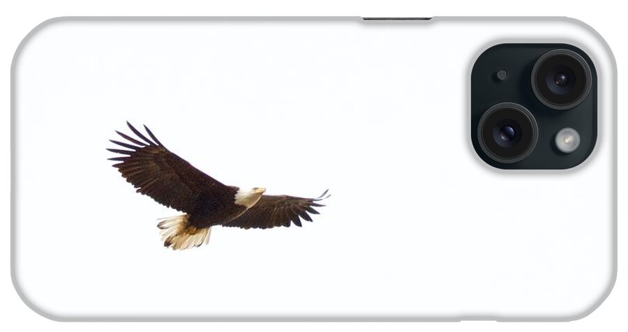 Eagle iPhone Case featuring the photograph Soaring High 0881 by Michael Peychich