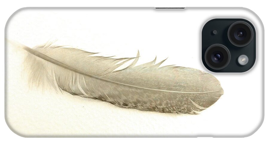 Feather Series iPhone Case featuring the photograph Softness of a Feather by Randi Grace Nilsberg