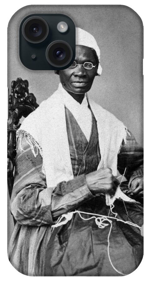 Sojourner Truth iPhone Case featuring the photograph Sojourner Truth Portrait by War Is Hell Store