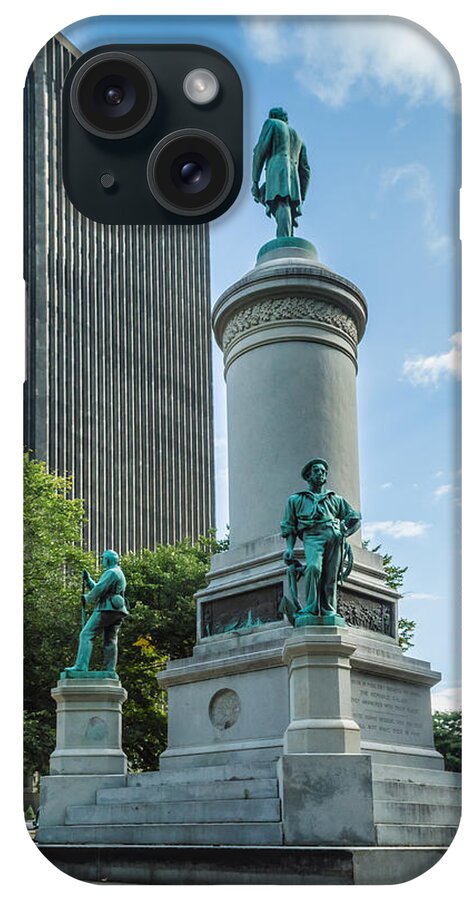 Ray Shelley Iii iPhone Case featuring the photograph Soldiers and Sailors at Washington Square Park by Ray Sheley