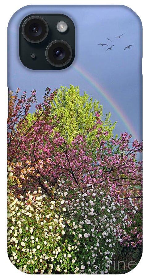 Rainbow iPhone Case featuring the photograph Somewhere Over The Rainbow by Geoff Crego
