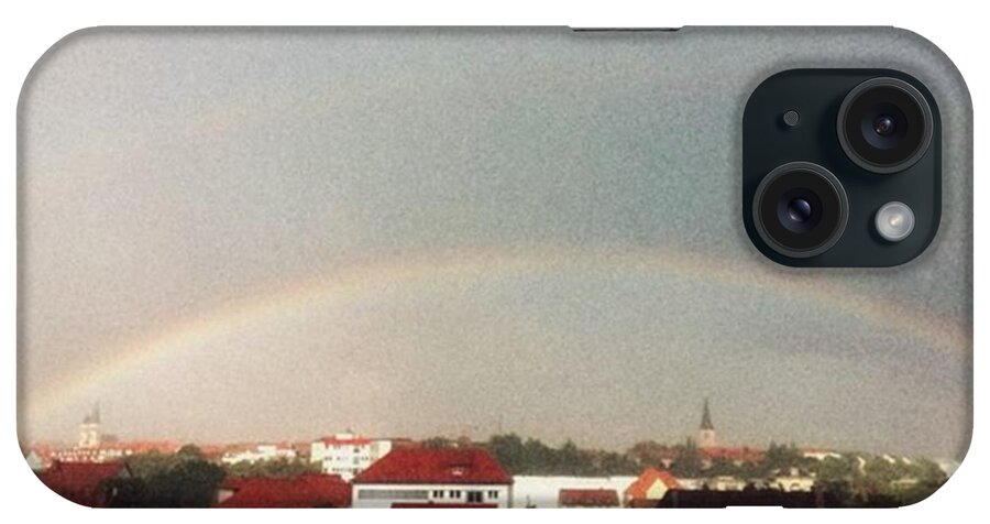 Rainbow iPhone Case featuring the photograph Somewhere Over The Rainbow by Mandy Tabatt