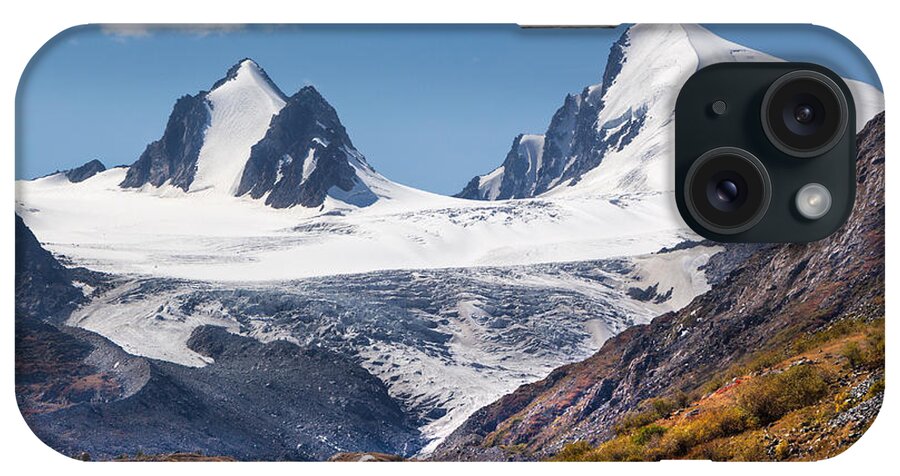 Landscape iPhone Case featuring the photograph Sophia Glacier. Altai by Victor Kovchin