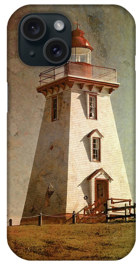Lighthouse iPhone Case featuring the photograph Souris Lighthouse 4 by WB Johnston