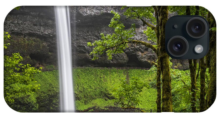 Pool iPhone Case featuring the photograph South Falls in Silver Falls State Park by Bryan Mullennix