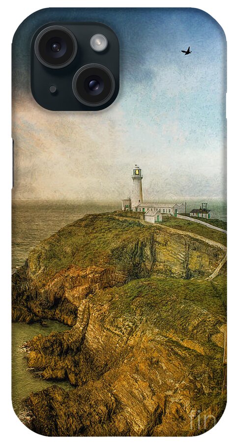 Lighthouse iPhone Case featuring the photograph South Stack Lighthouse by Ian Mitchell