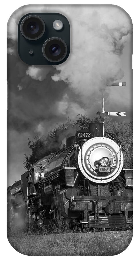 Railroad iPhone Case featuring the photograph Southern Pacific 2472 Steam by Rick Pisio