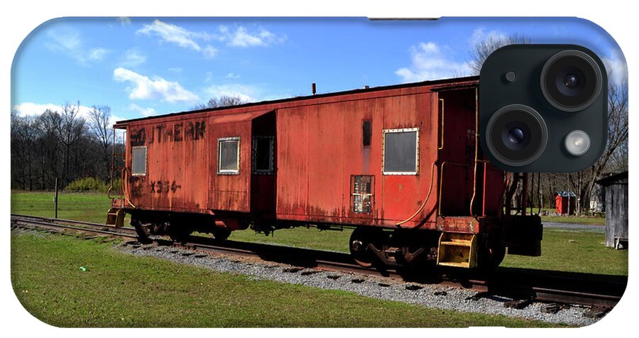 Caboose iPhone Case featuring the photograph Southern Railroad Caboose 001 by George Bostian